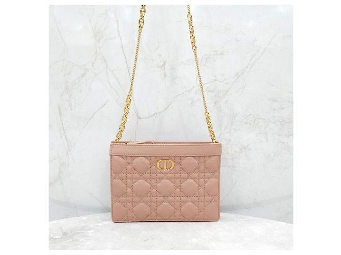 Dior Borsa a catena e pochette con zip Caro Rosa - vista 10