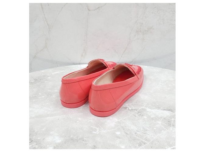 Mocassini Chanel in vernice rosa - vista 12