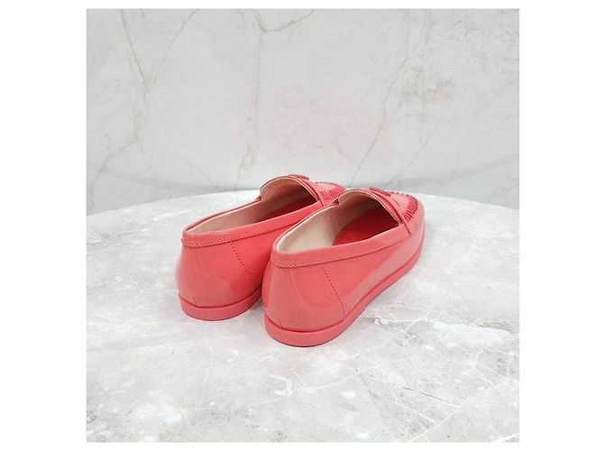 Mocassini Chanel in vernice rosa - vista 5