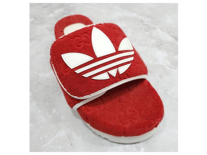 Gucci Sandali Platform GG Slippers Rosso - vista 12