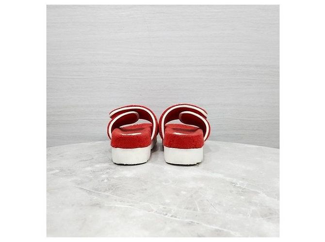 Gucci Sandali Platform GG Slippers Rosso - vista 4