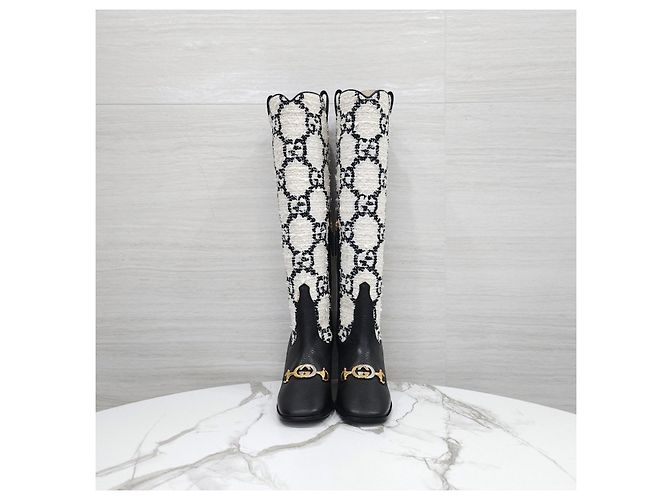Gucci Botas largas Jumi Tweed - vista 10