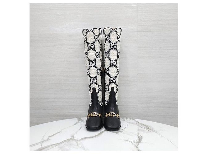 Gucci Botas largas Jumi Tweed - vista 2