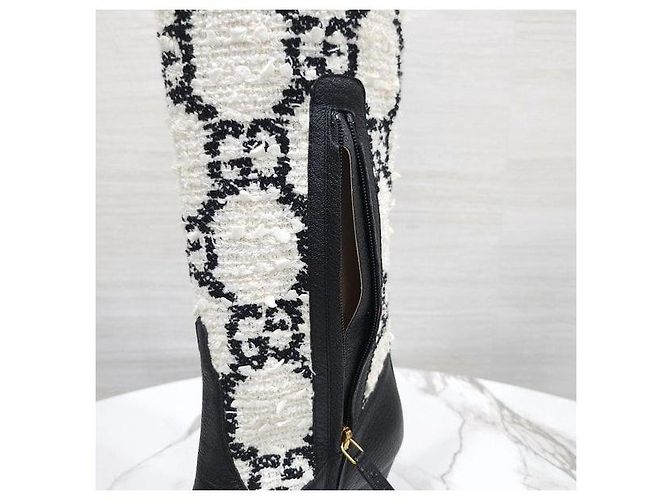 Gucci Botas largas Jumi Tweed - vista 8