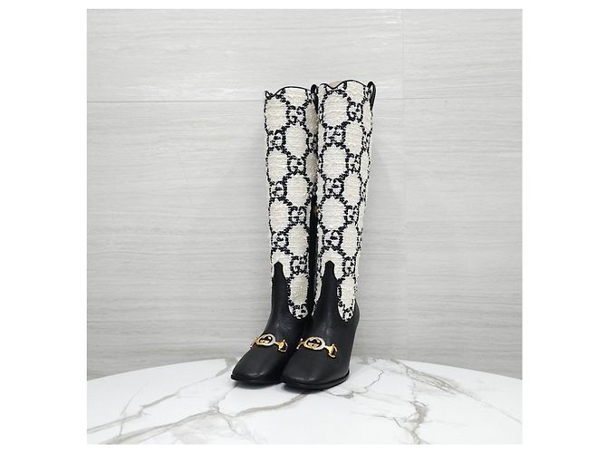 Gucci Botas largas Jumi Tweed - vista 9