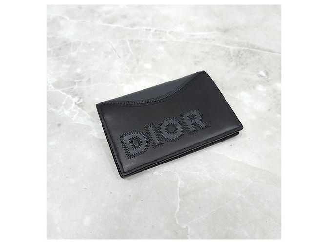 Dior Logo Bi-Fold Cardholder Wallet - view 13