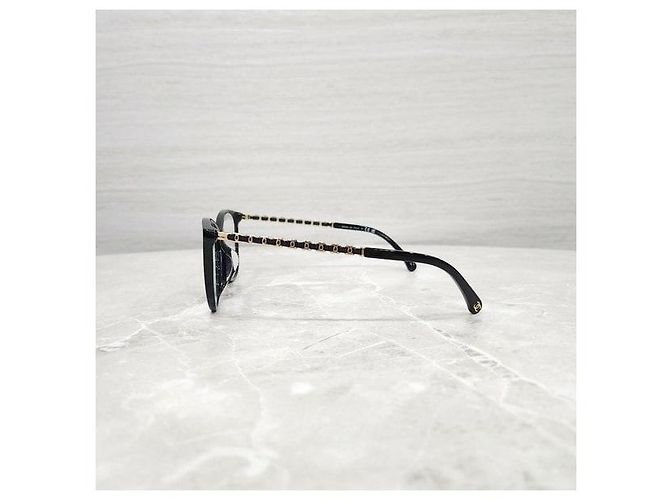 Chanel Eckige Sonnenbrille mit Blaulichtfilter - Ansicht 3