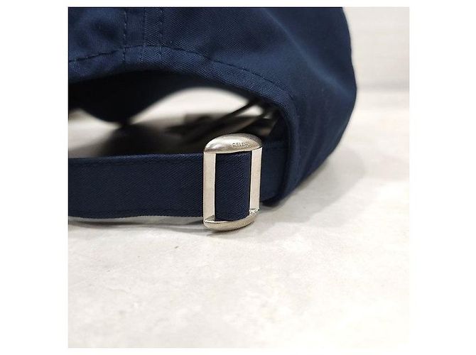 Céline Baseball Cap Cotton Gabardine Marine - Ansicht 4