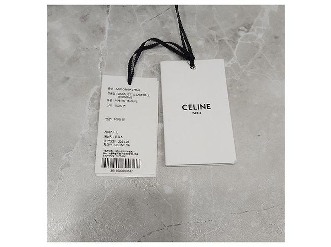 Céline Baseball Cap Cotton Gabardine Marine - Ansicht 9