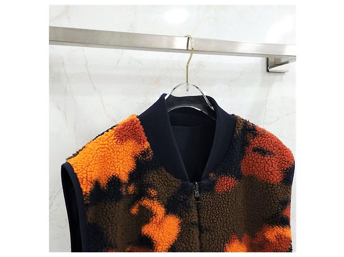 Louis Vuitton Wendbare Monogram-Shearling-Weste - Ansicht 13