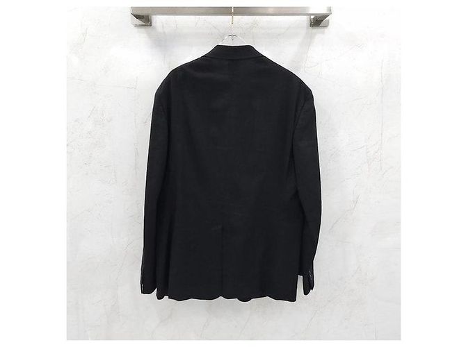 Hermès Schwarzes tailliertes Jackett - Ansicht 2