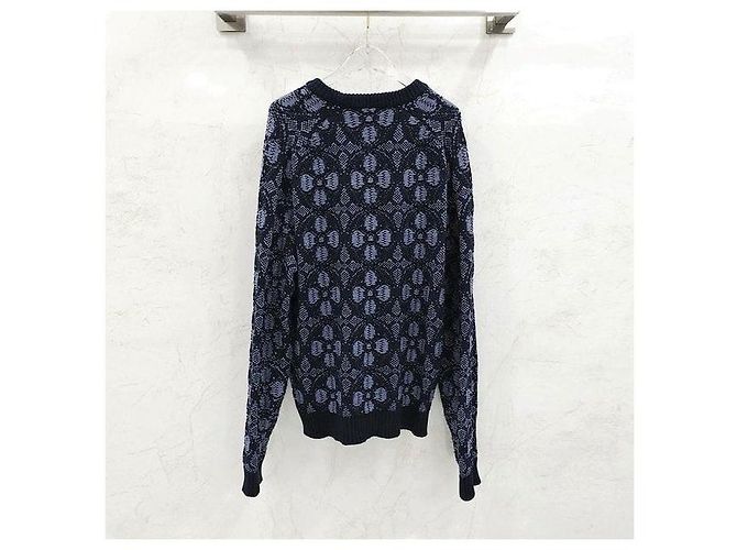 Louis Vuitton Strickpullover mit Blumen-Jacquard und Rundhalsausschnitt - Ansicht 2