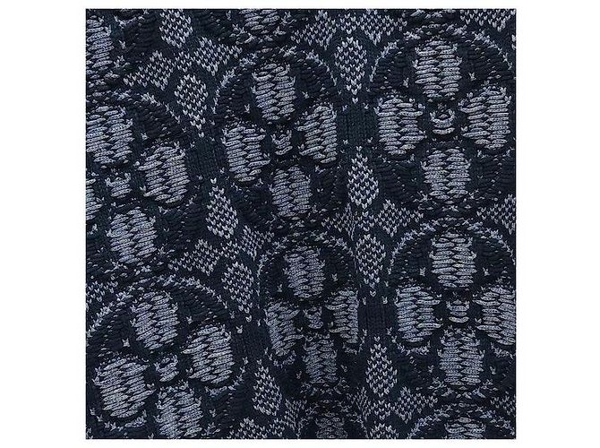 Louis Vuitton Strickpullover mit Blumen-Jacquard und Rundhalsausschnitt - Ansicht 4