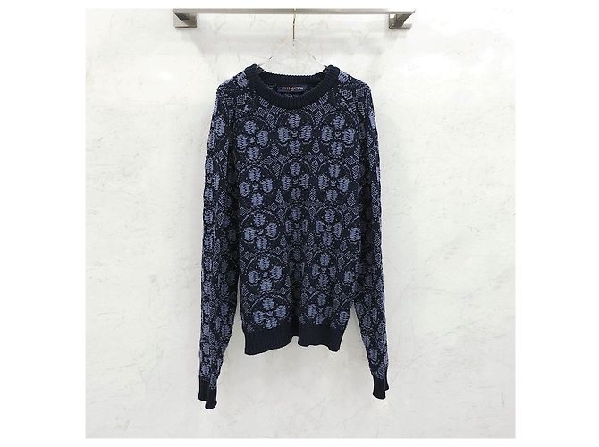 Louis Vuitton Strickpullover mit Blumen-Jacquard und Rundhalsausschnitt - Ansicht 7