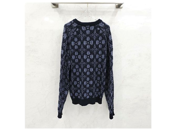 Louis Vuitton Strickpullover mit Blumen-Jacquard und Rundhalsausschnitt - Ansicht 8