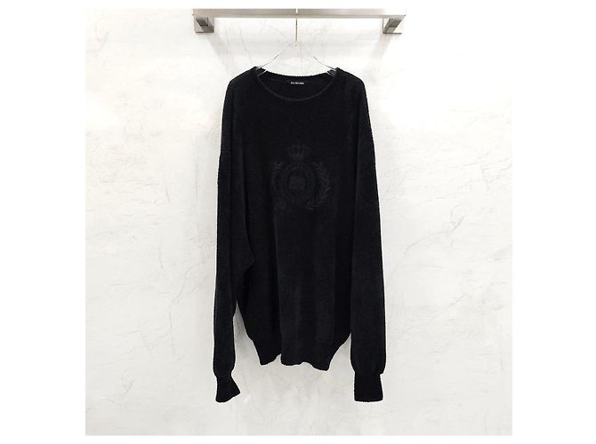 Balenciaga Pullover mit Lorbeer-Stickerei - Ansicht 6