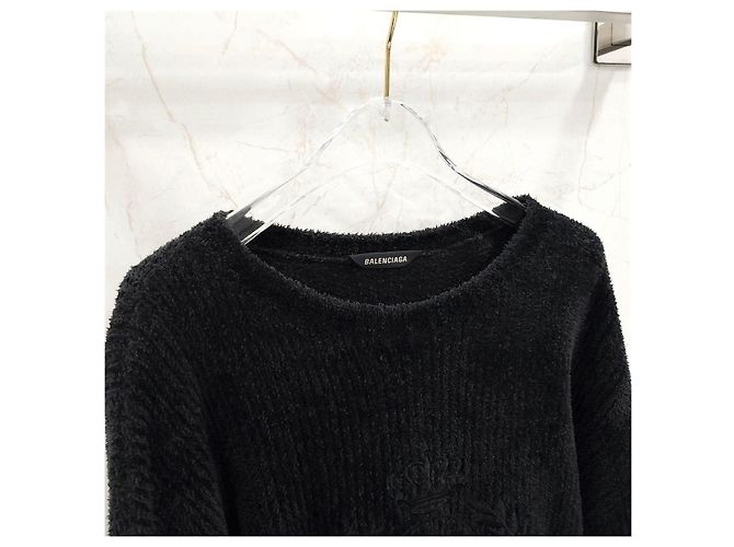 Balenciaga Pullover mit Lorbeer-Stickerei - Ansicht 8