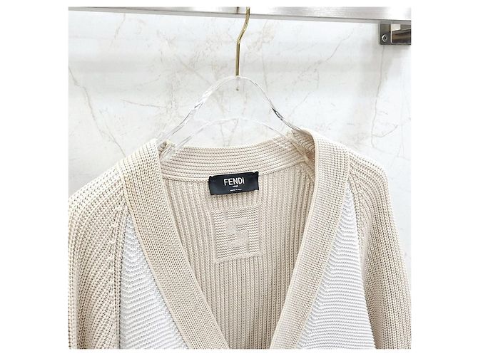 Fendi Strick-Cardigan im Color-Block-Design - Ansicht 10
