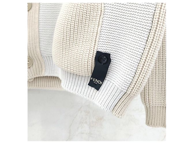 Fendi Strick-Cardigan im Color-Block-Design - Ansicht 11
