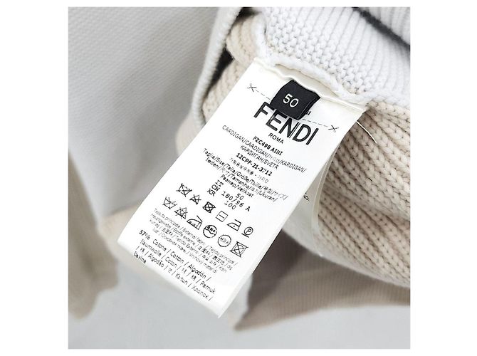 Fendi Strick-Cardigan im Color-Block-Design - Ansicht 12