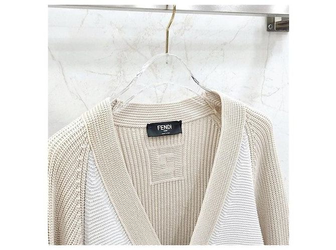 Fendi Strick-Cardigan im Color-Block-Design - Ansicht 4