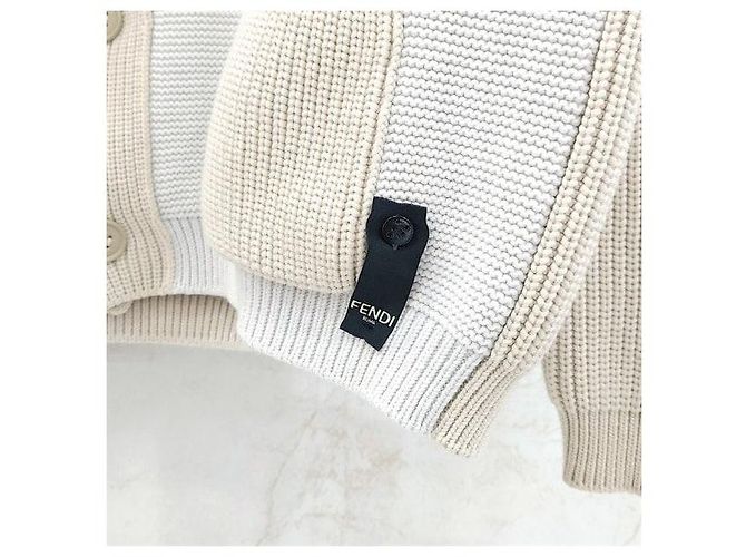 Fendi Strick-Cardigan im Color-Block-Design - Ansicht 5
