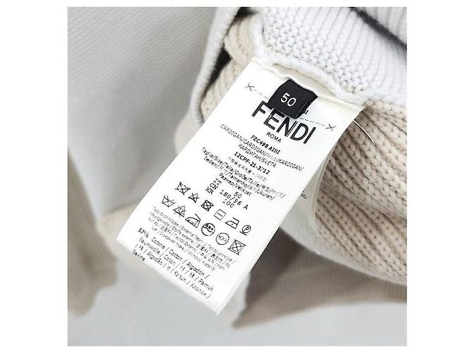 Fendi Strick-Cardigan im Color-Block-Design - Ansicht 6