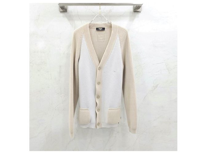 Fendi Strick-Cardigan im Color-Block-Design - Ansicht 7