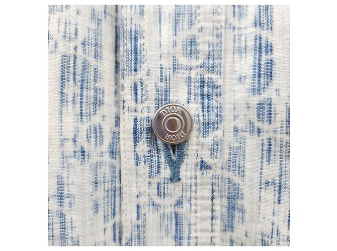 Dior Oblique Hemden aus Baumwolldenim - Ansicht 12