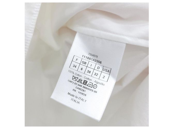 Dior Blusa corta con botones - vista 12
