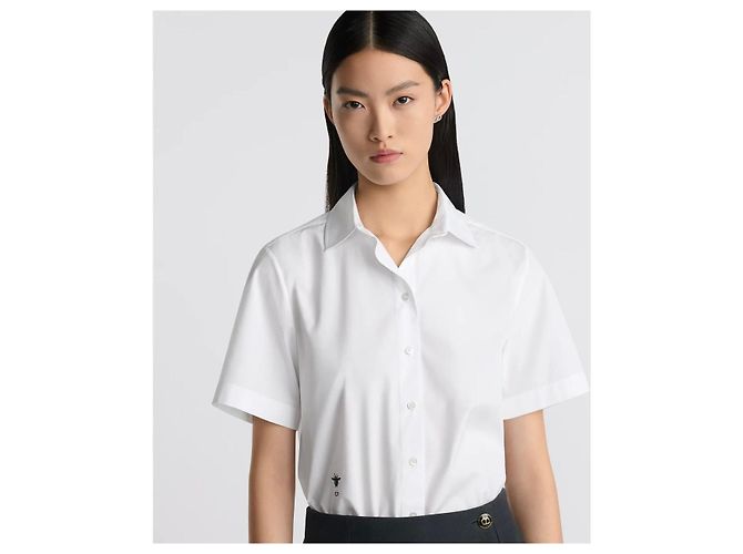 Dior Blusa corta con botones - vista 13