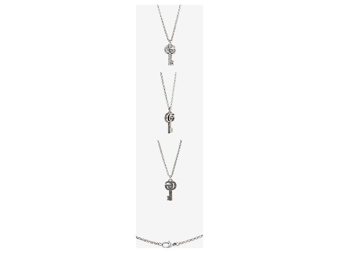 Gucci Collana con pendente Marmont Key Silver - vista 2