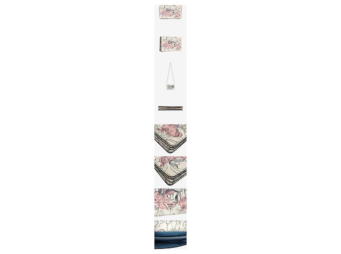 Prada Portafoglio con catena James Rabbit Print - vista 2