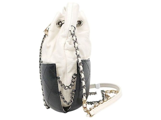 Chanel Borsa a tracolla Gabriel Pulse White Black - vista 2