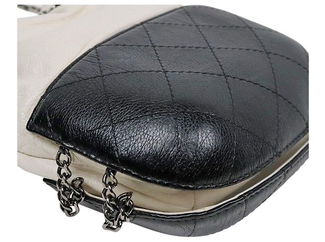 Chanel Borsa a tracolla Gabriel Pulse White Black - vista 5