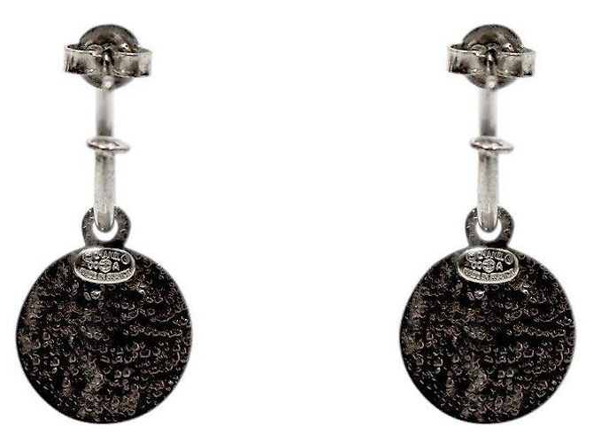 Chanel Round CC Silver Ohrringe - Ansicht 3