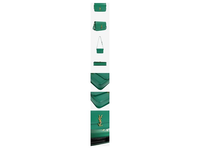Autre Marque Borsa Satchel Media Verde - vista 2