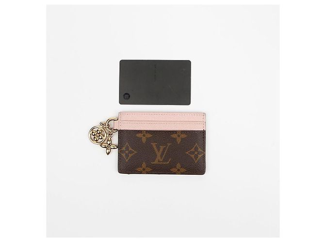 Tarjetero Louis Vuitton Rosa Monogram Canvas - vista 10