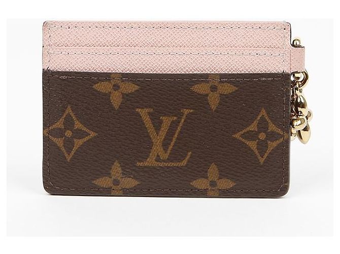Tarjetero Louis Vuitton Rosa Monogram Canvas - vista 2