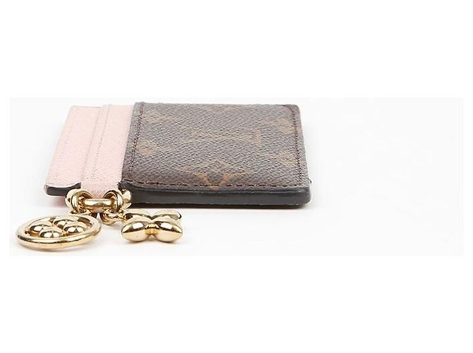 Tarjetero Louis Vuitton Rosa Monogram Canvas - vista 3