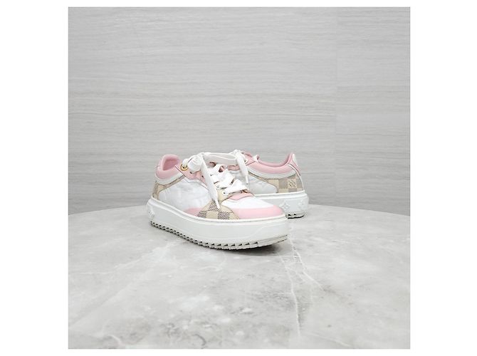 Louis Vuitton Damier Pink Timeout Sneaker - Ansicht 10