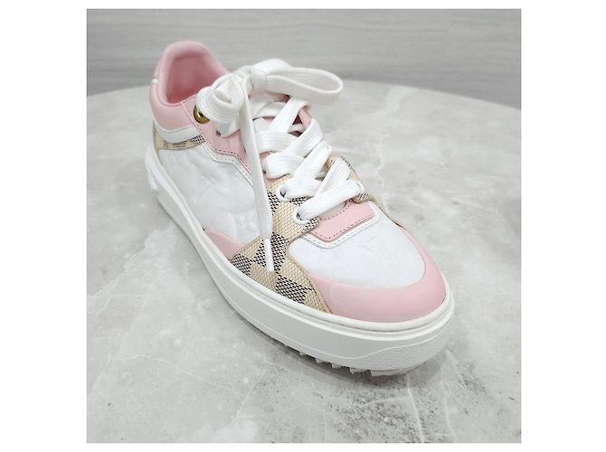 Louis Vuitton Damier Pink Timeout Sneaker - Ansicht 13