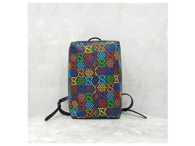 Gucci Borsa Duffel Tote Psichedelica - vista 4