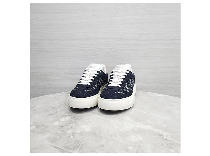 Louis Vuitton Sneakers Denim Monogram - vista 10