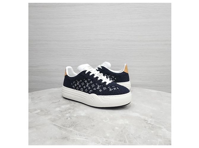 Louis Vuitton Sneakers Denim Monogram - vista 12