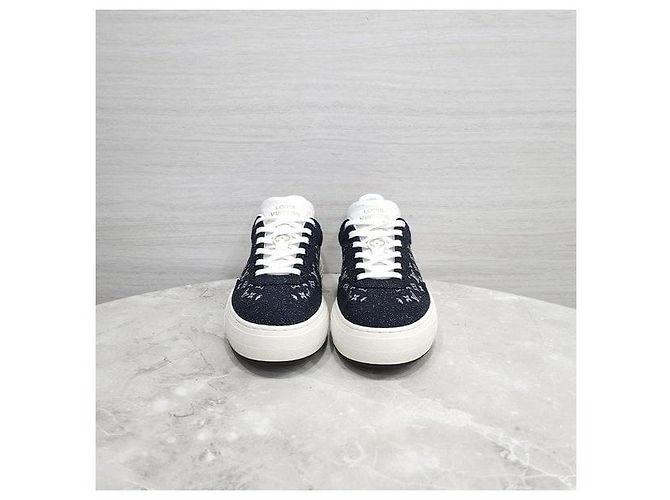 Louis Vuitton Sneakers Denim Monogram - vista 2