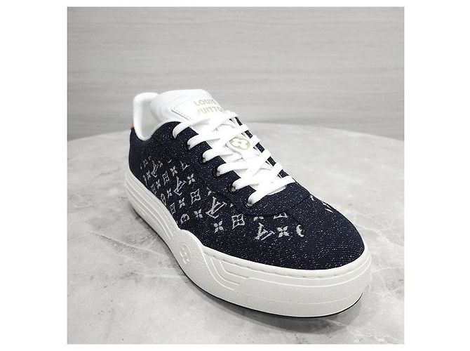 Louis Vuitton Sneakers Denim Monogram - vista 7