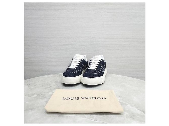 Louis Vuitton Sneakers Denim Monogram - vista 9