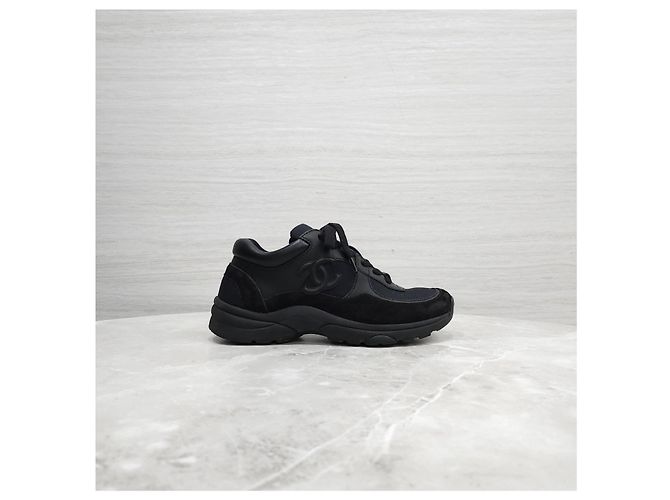 Chanel Sneakers Cruise Logo CC Nere - vista 11