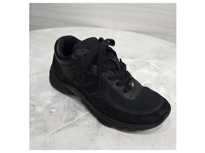 Chanel Sneakers Cruise Logo CC Nere - vista 12